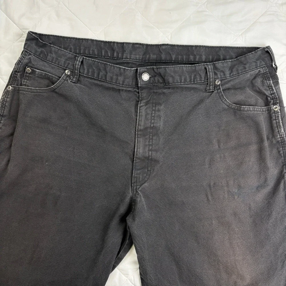 Dickies Men's Work Pants 40x32 Black Cotton Stretch Utility‎ Straight